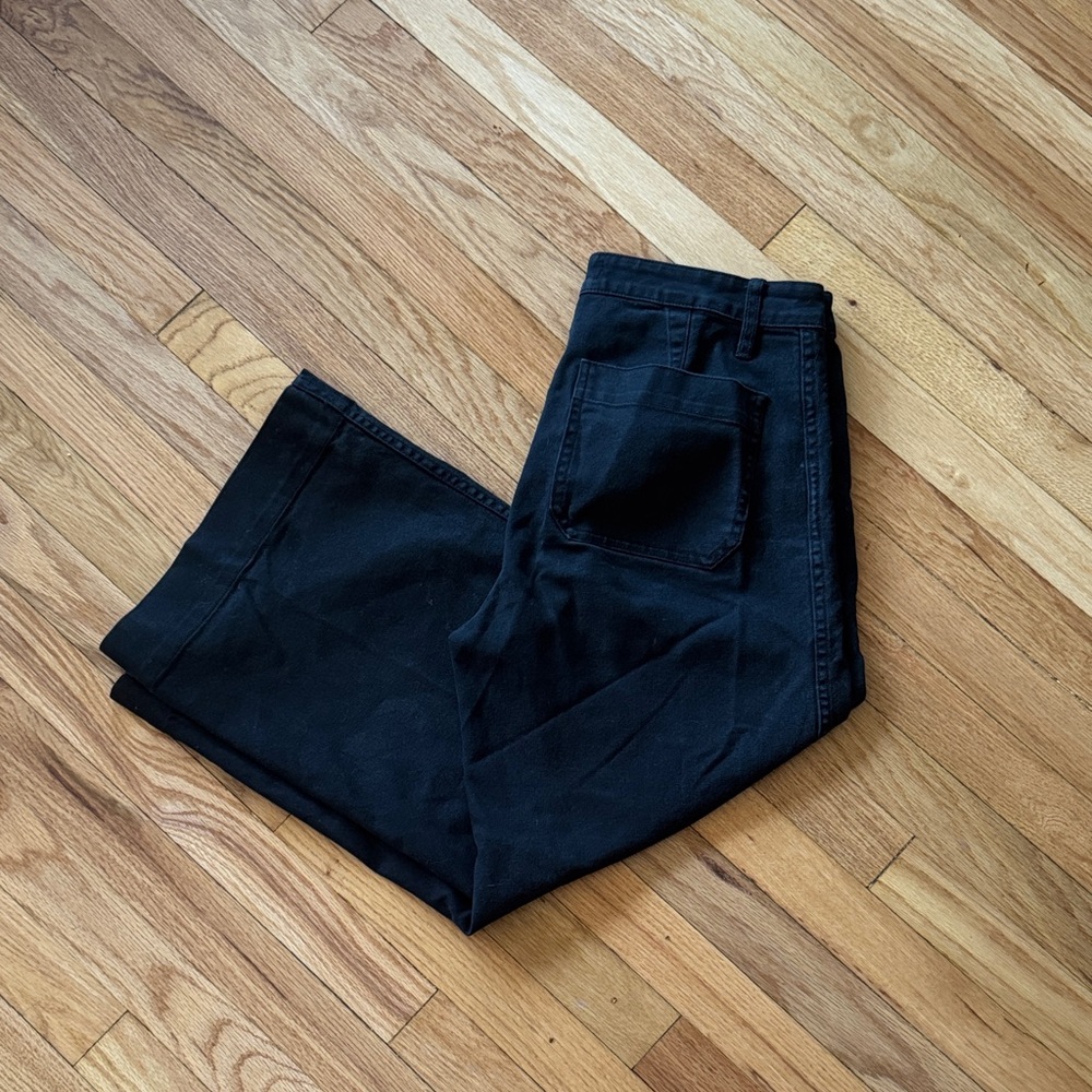 Madewell Black High-Waisted Crop Jean 29